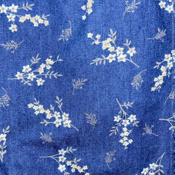 Vintage Liz Claiborne Lizwear Cotton Wrap Skirt Size 14 - Picture 3 of 6